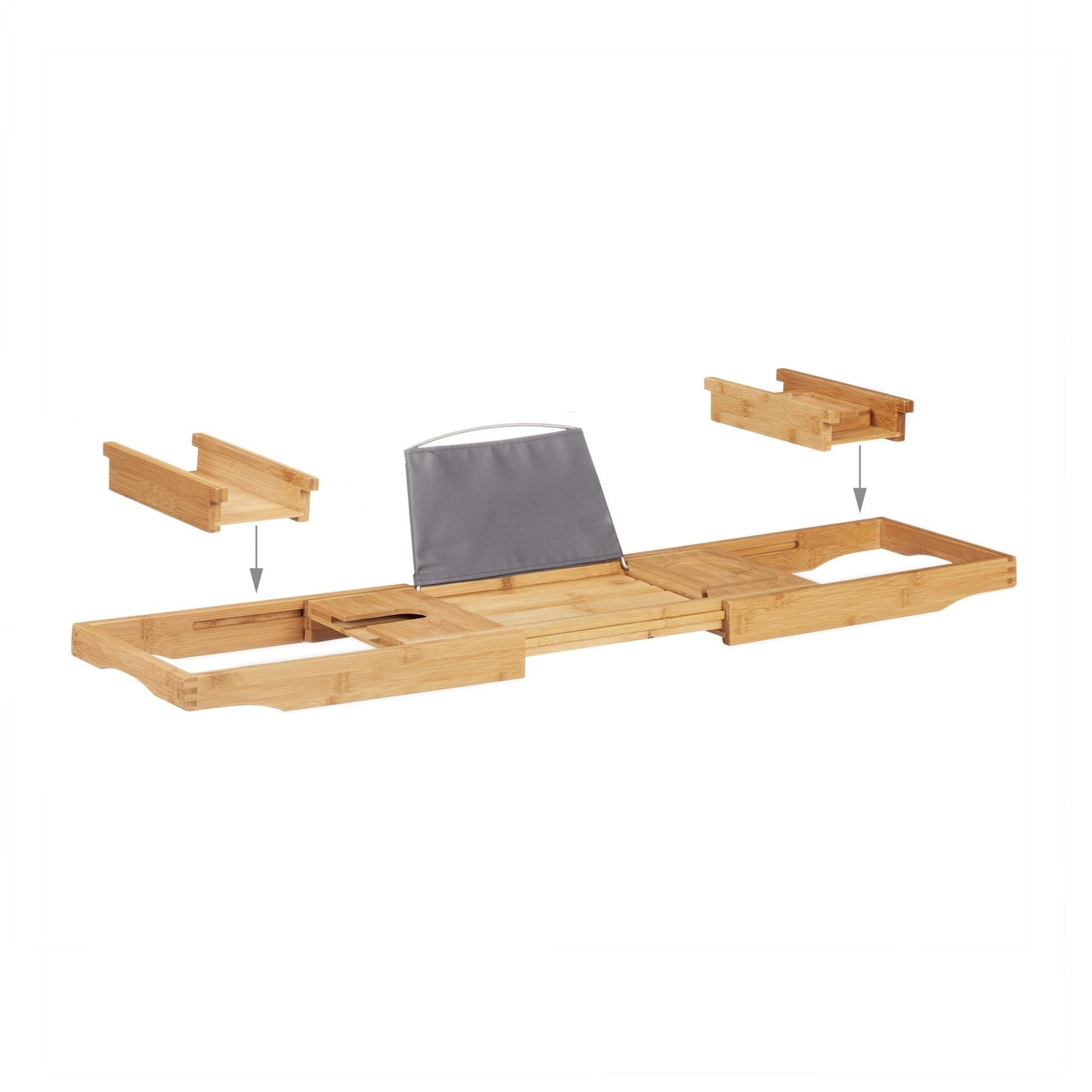 RelaxDays Bamboo Bathtub Caddy - Bamboo Bathrooms