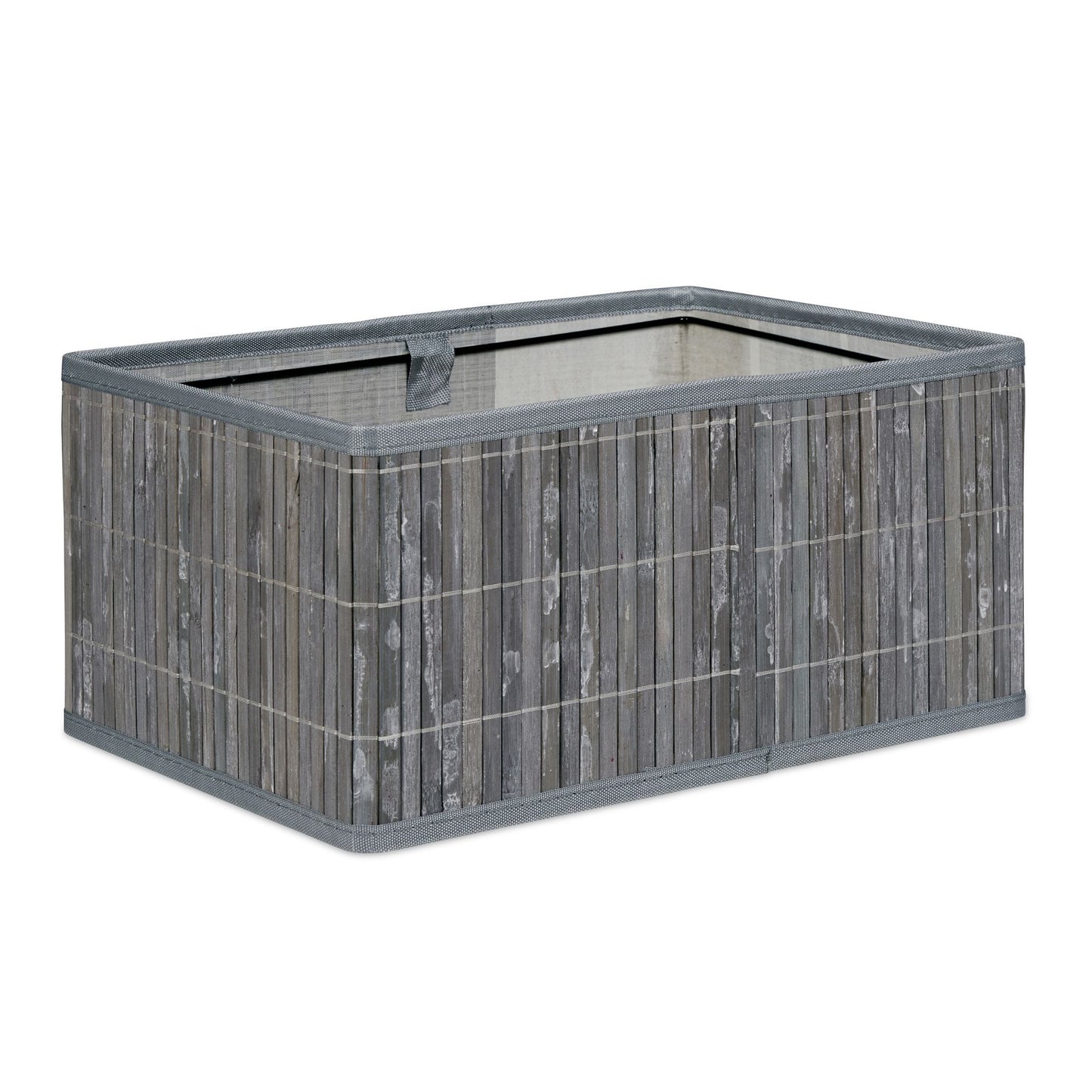 RelaxDays Set of 6 Bamboo Storage Baskets - Bamboo Bathrooms