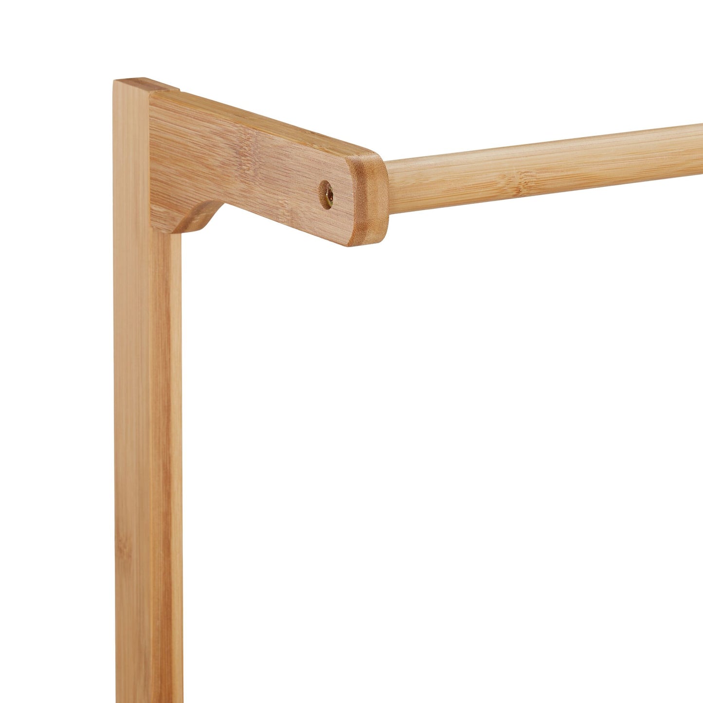 Bamboo Plant Stand with Hanging Rod