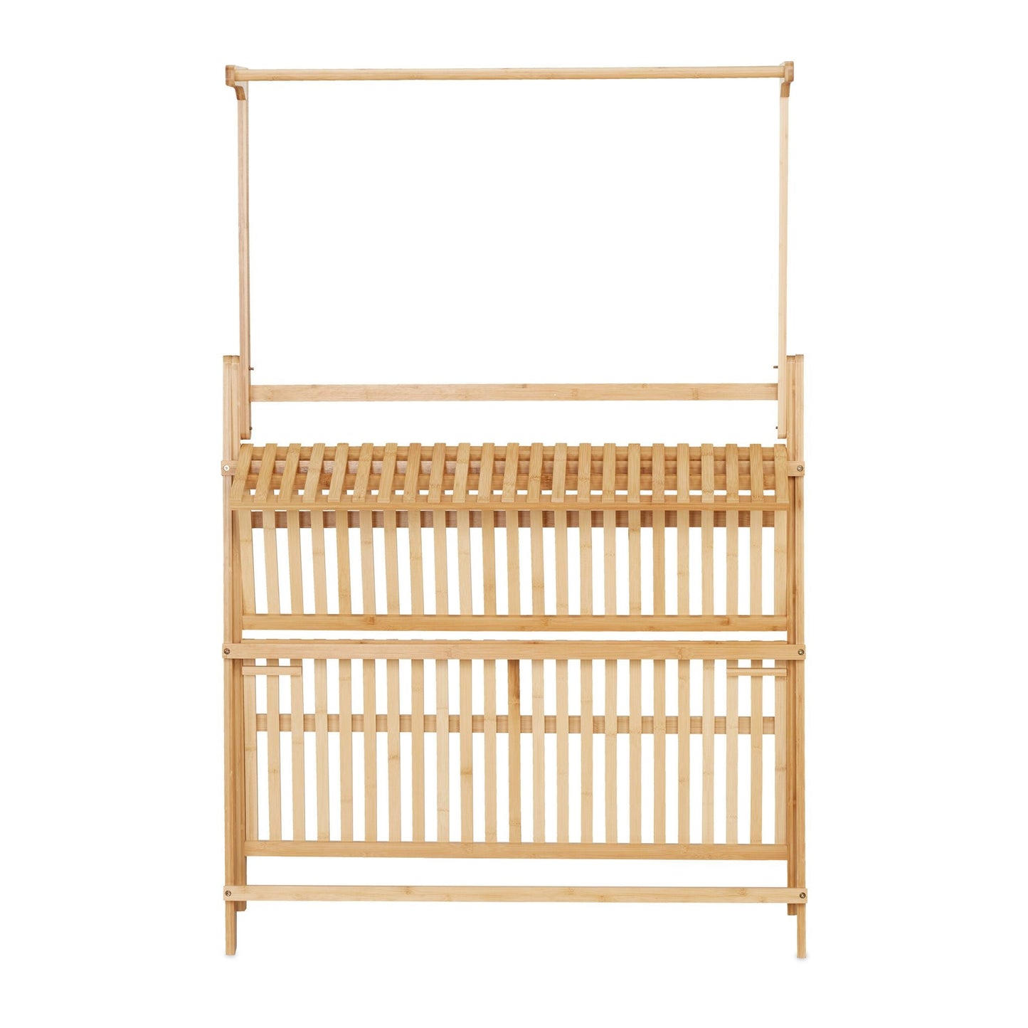 Bamboo Plant Stand with Hanging Rod - Bamboo Bathrooms