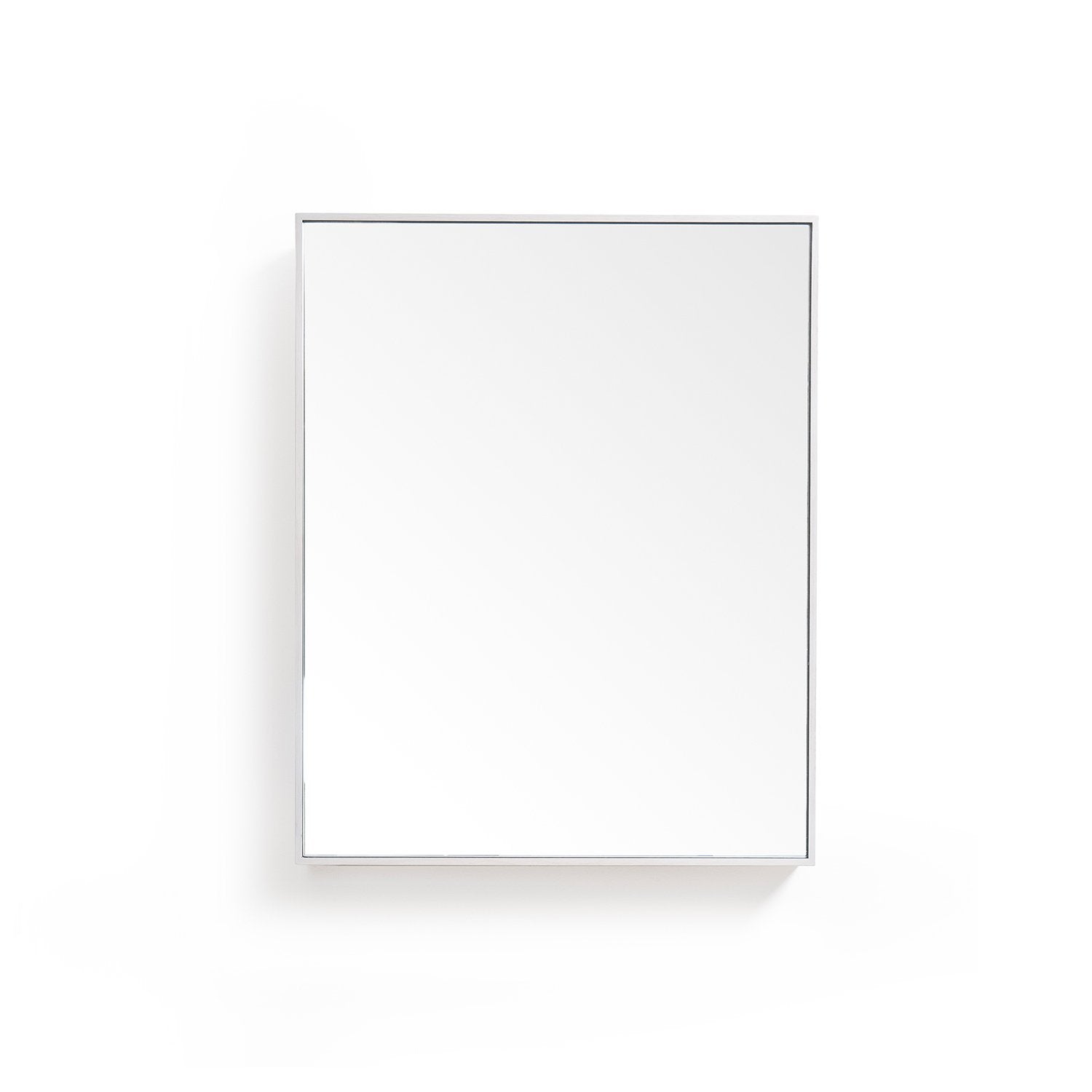 Bathroom Mirror Cabinet 550 - Oyster White - Bamboo Bathrooms