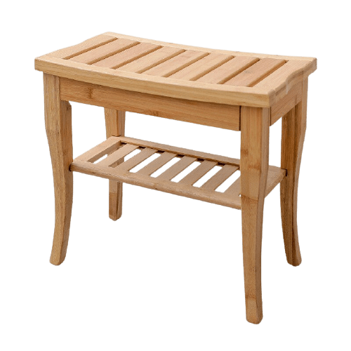 Cera Bamboo Bathroom Stool - Bamboo Bathrooms