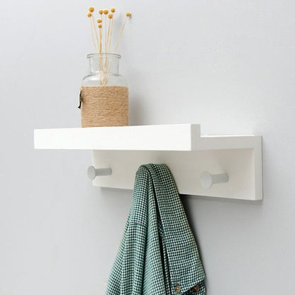 Cera Bamboo Robe Hook with Shelf - Bamboo Bathrooms