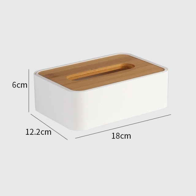 Cera Bamboo Tissue Box - Bamboo Bathrooms