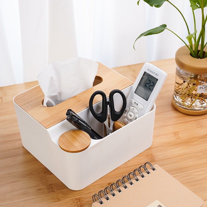 Cera Bamboo Tissue Box - Bamboo Bathrooms