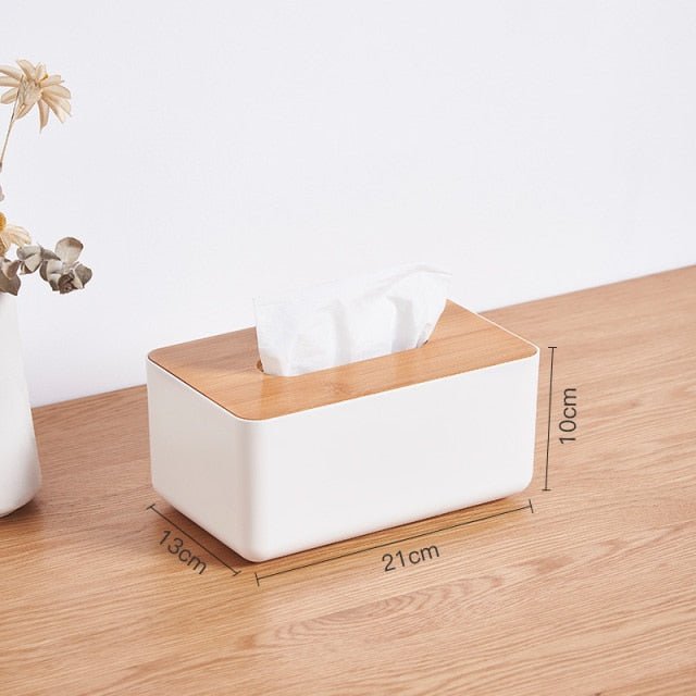 Cera Bamboo Tissue Box - Bamboo Bathrooms