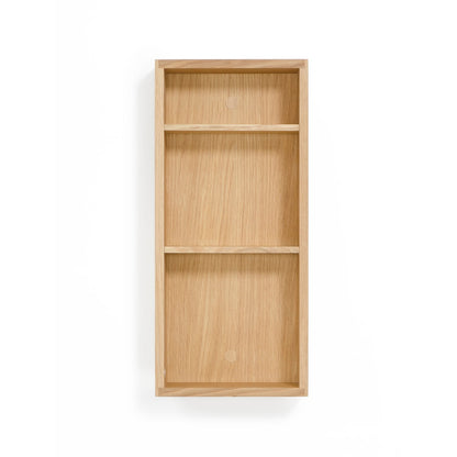 Cera Slimline Box Shelf 550 - Natural Oak - Bamboo Bathrooms