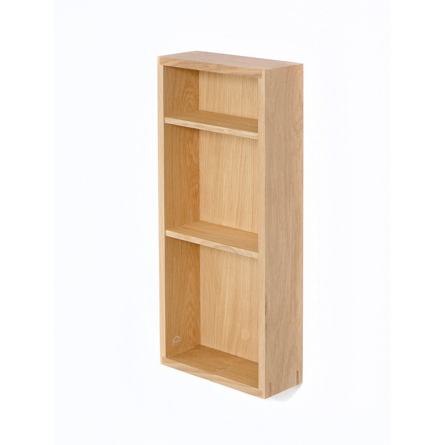 Cera Slimline Box Shelf 550 - Natural Oak - Bamboo Bathrooms