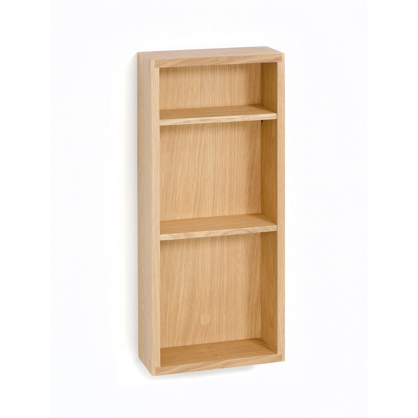 Cera Slimline Box Shelf 550 - Natural Oak - Bamboo Bathrooms