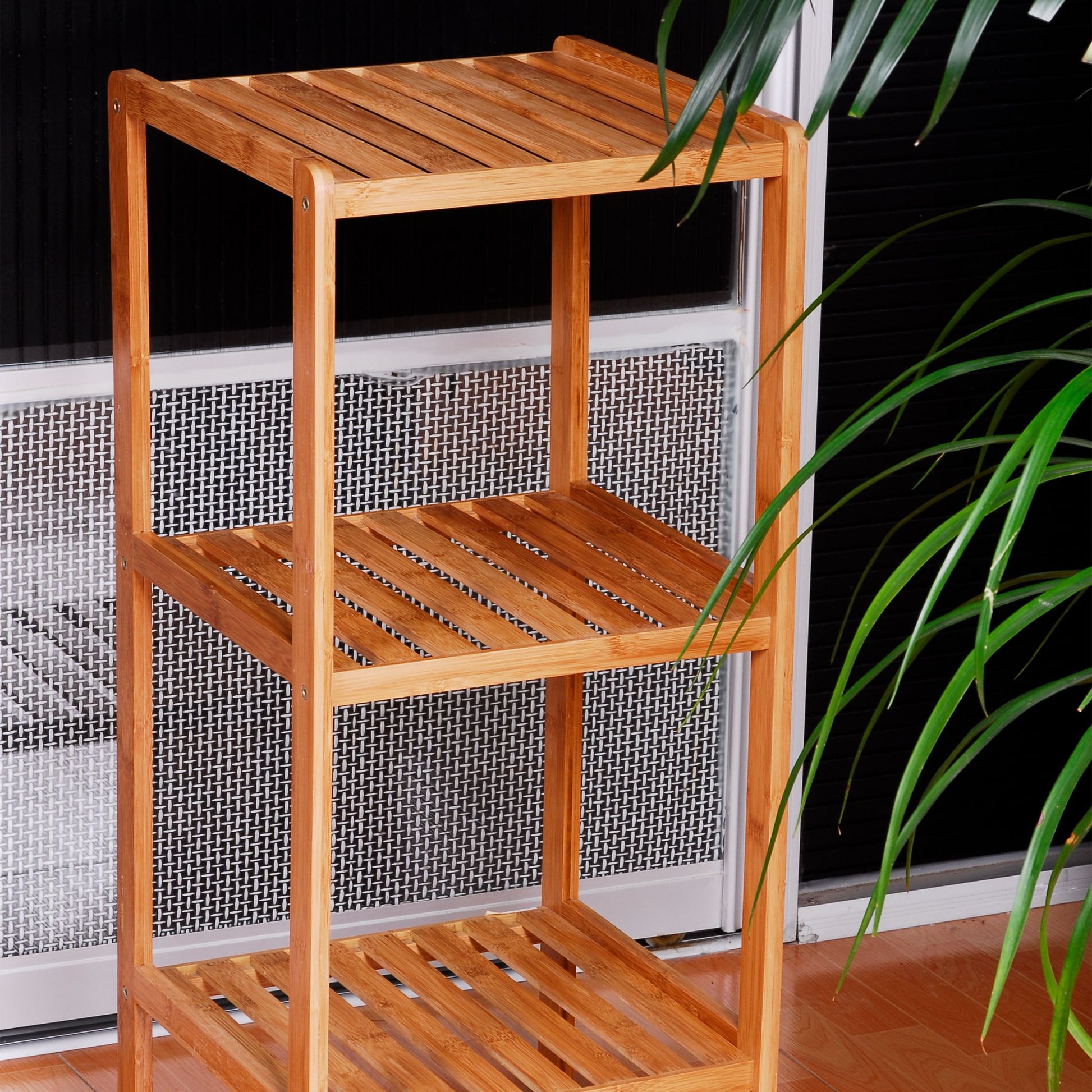 RelaxDays 3 - tier bamboo storage rack - Bamboo Bathrooms