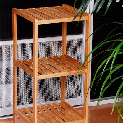 RelaxDays 3 - tier bamboo storage rack - Bamboo Bathrooms