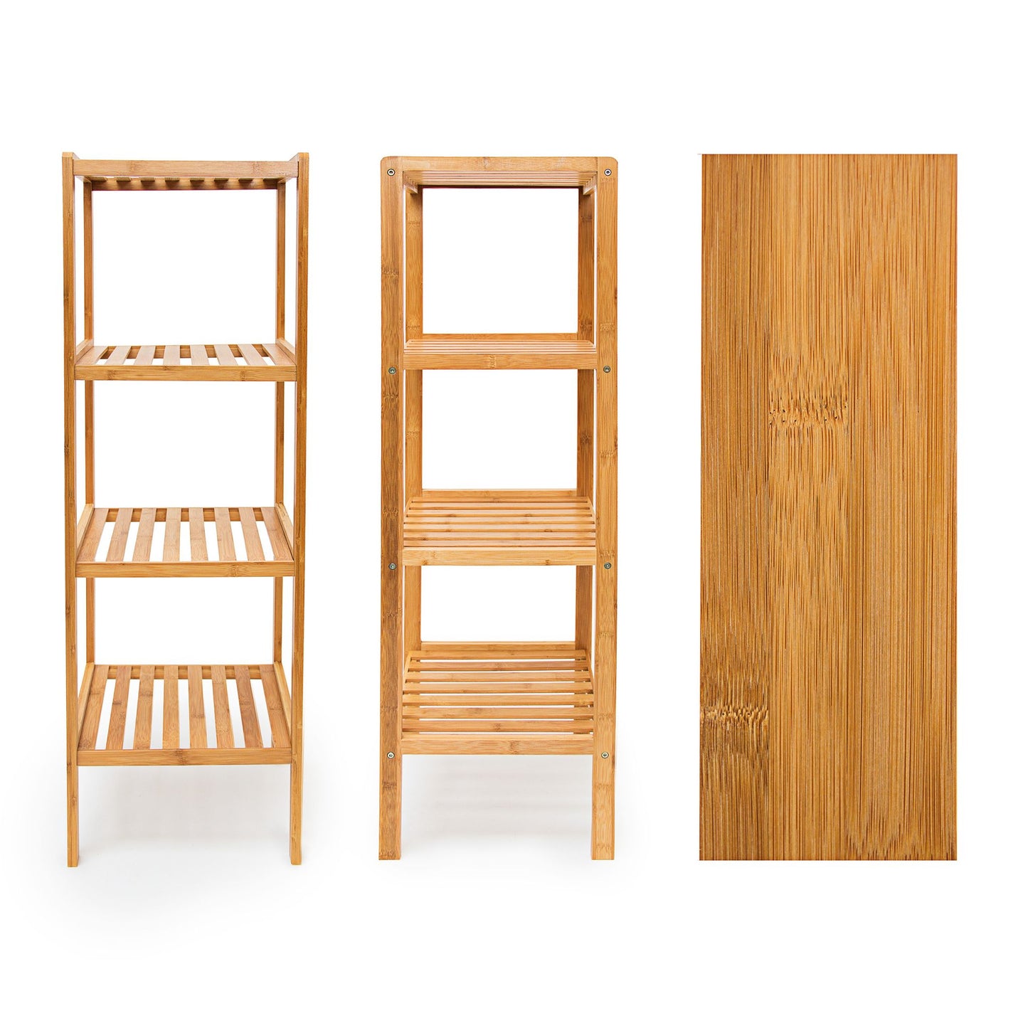 RelaxDays 4 - tier bamboo shelving unit - Bamboo Bathrooms