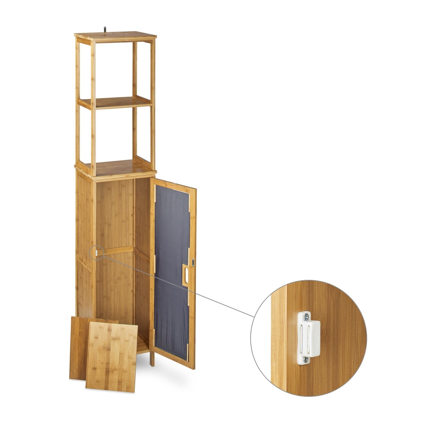 RelaxDays 5 - Tier Bamboo Bathroom Rack - Bamboo Bathrooms