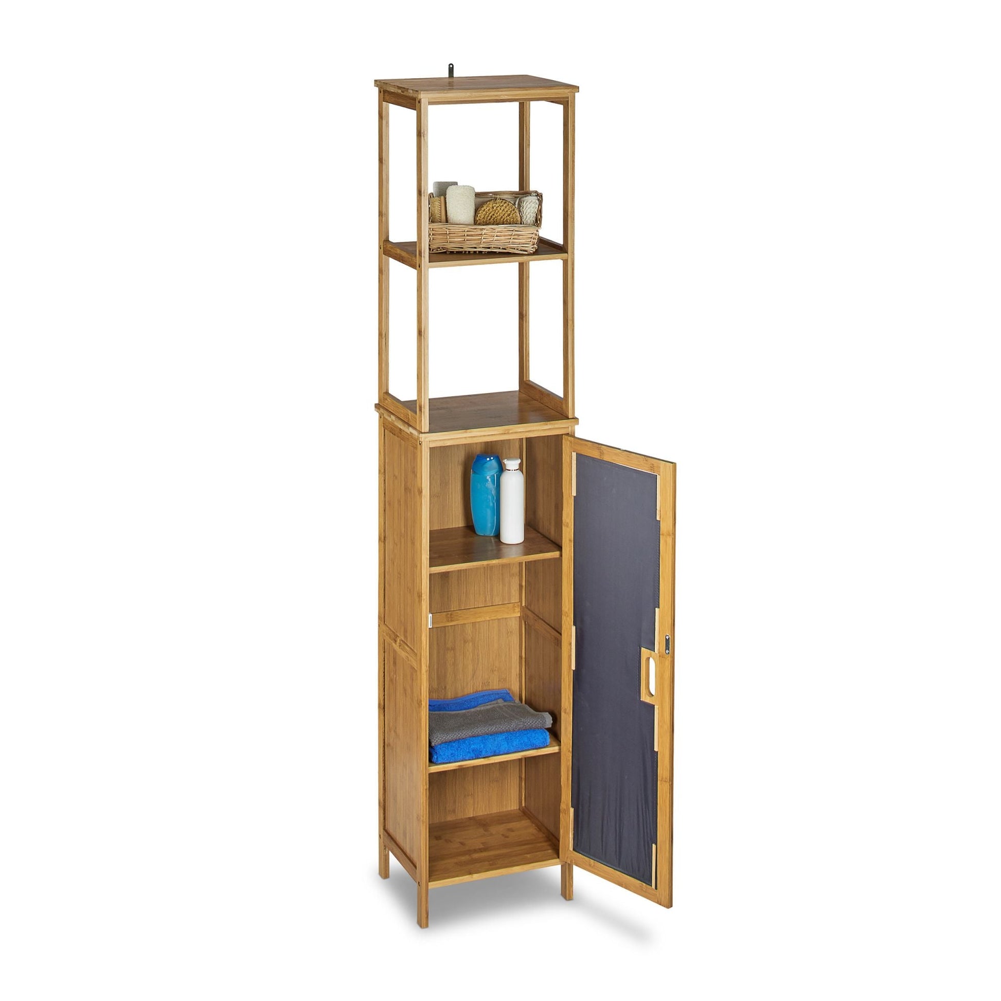 RelaxDays 5 - Tier Bamboo Bathroom Rack - Bamboo Bathrooms