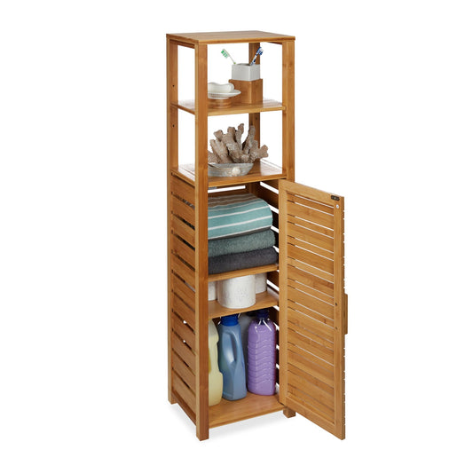 RelaxDays 6 - Tier Bamboo Bathroom Shelf - Bamboo Bathrooms