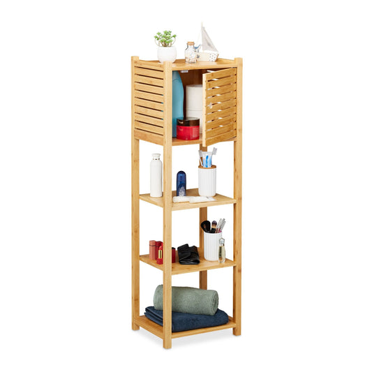 RelaxDays Bamboo Bathroom Cabinet 5 Tiers - Bamboo Bathrooms