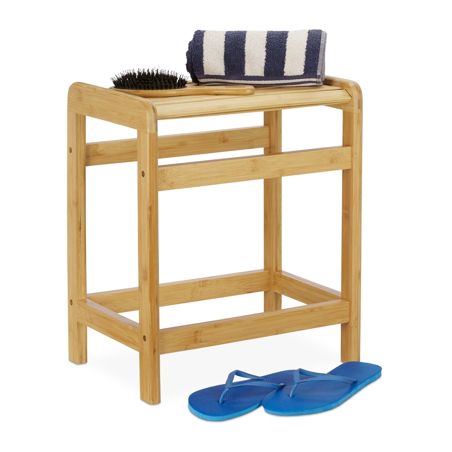 RelaxDays Bamboo Bathroom Stool - Bamboo Bathrooms