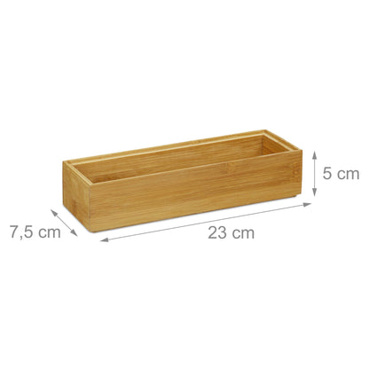 RelaxDays Bamboo Organiser Box - Bamboo Bathrooms