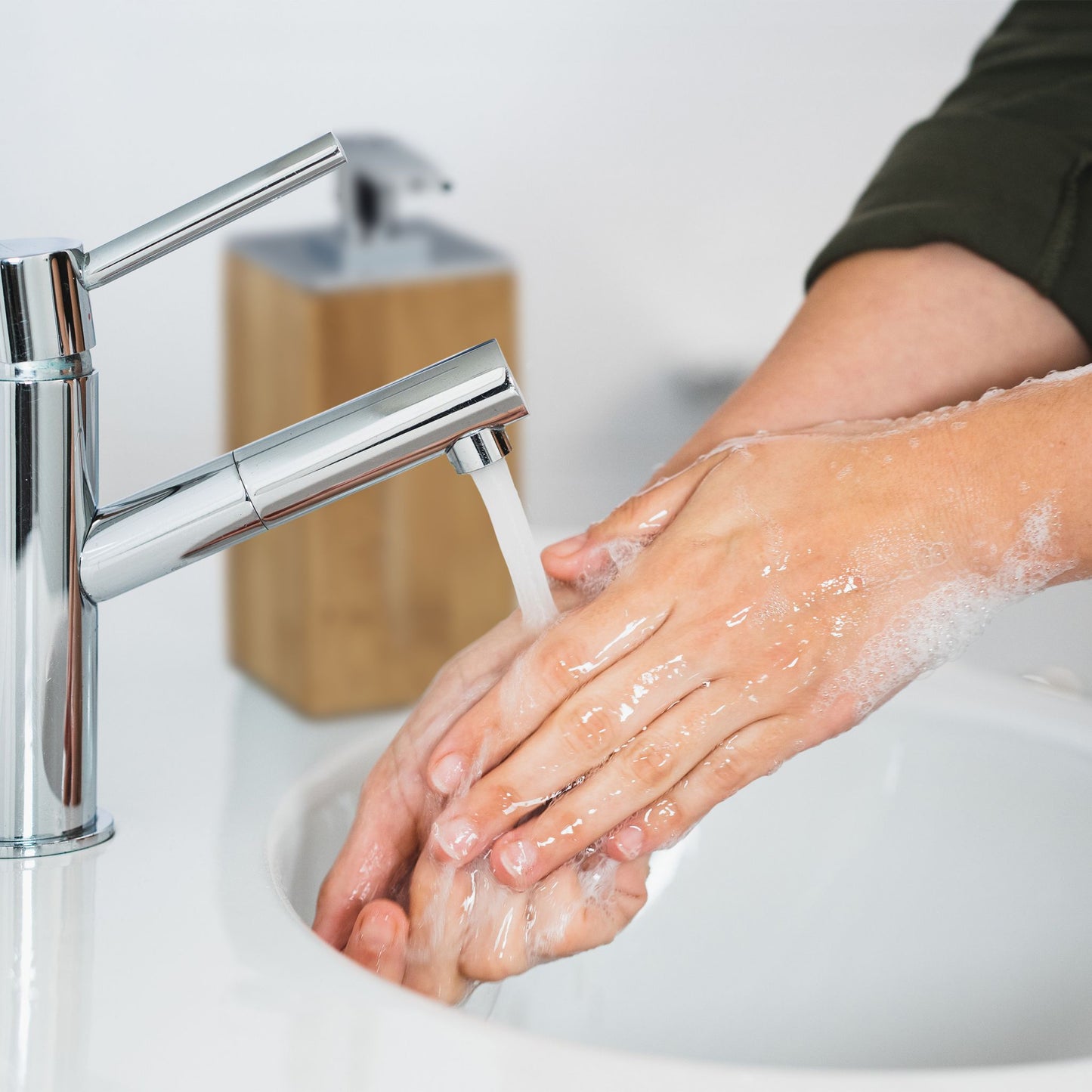 RelaxDays Bamboo Soap Dispenser - Bamboo Bathrooms