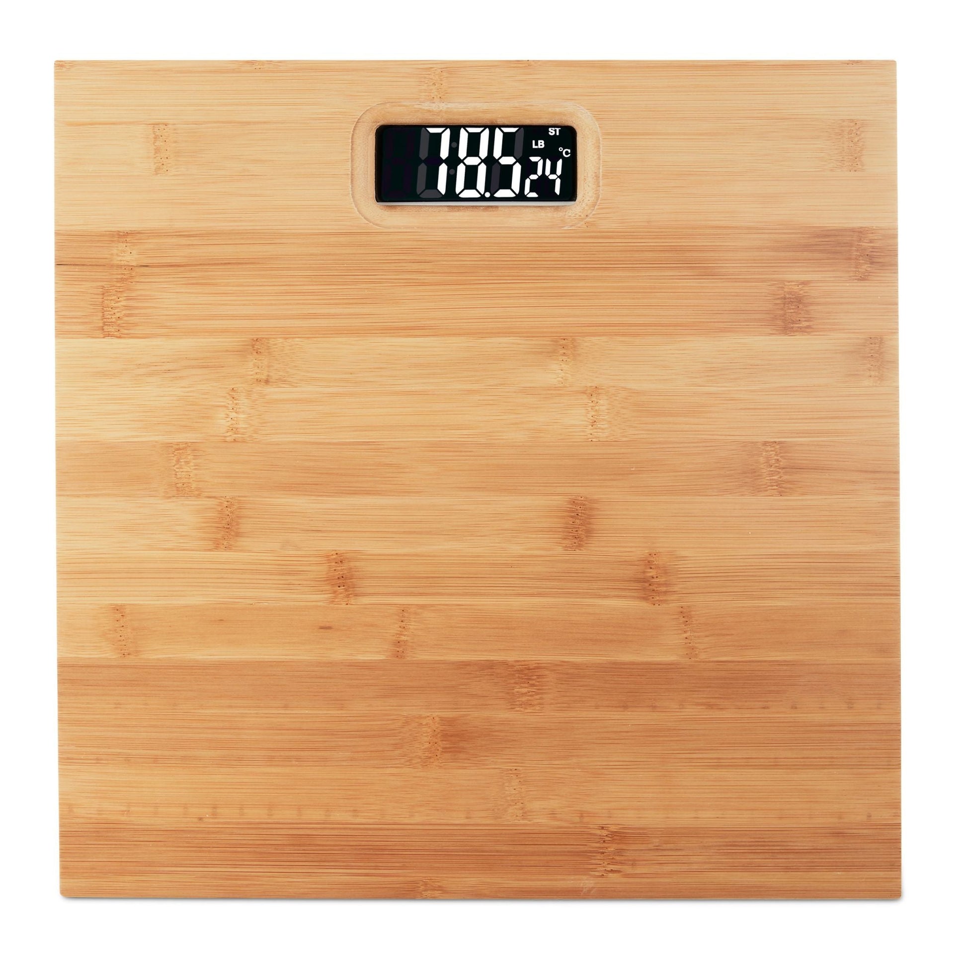 Relaxdays Digital Bamboo Bathroom Scale - Bamboo Bathrooms