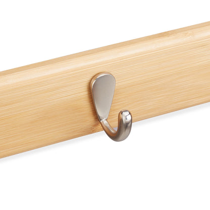 RelaxDays Natural Bamboo Coat Rack - Bamboo Bathrooms