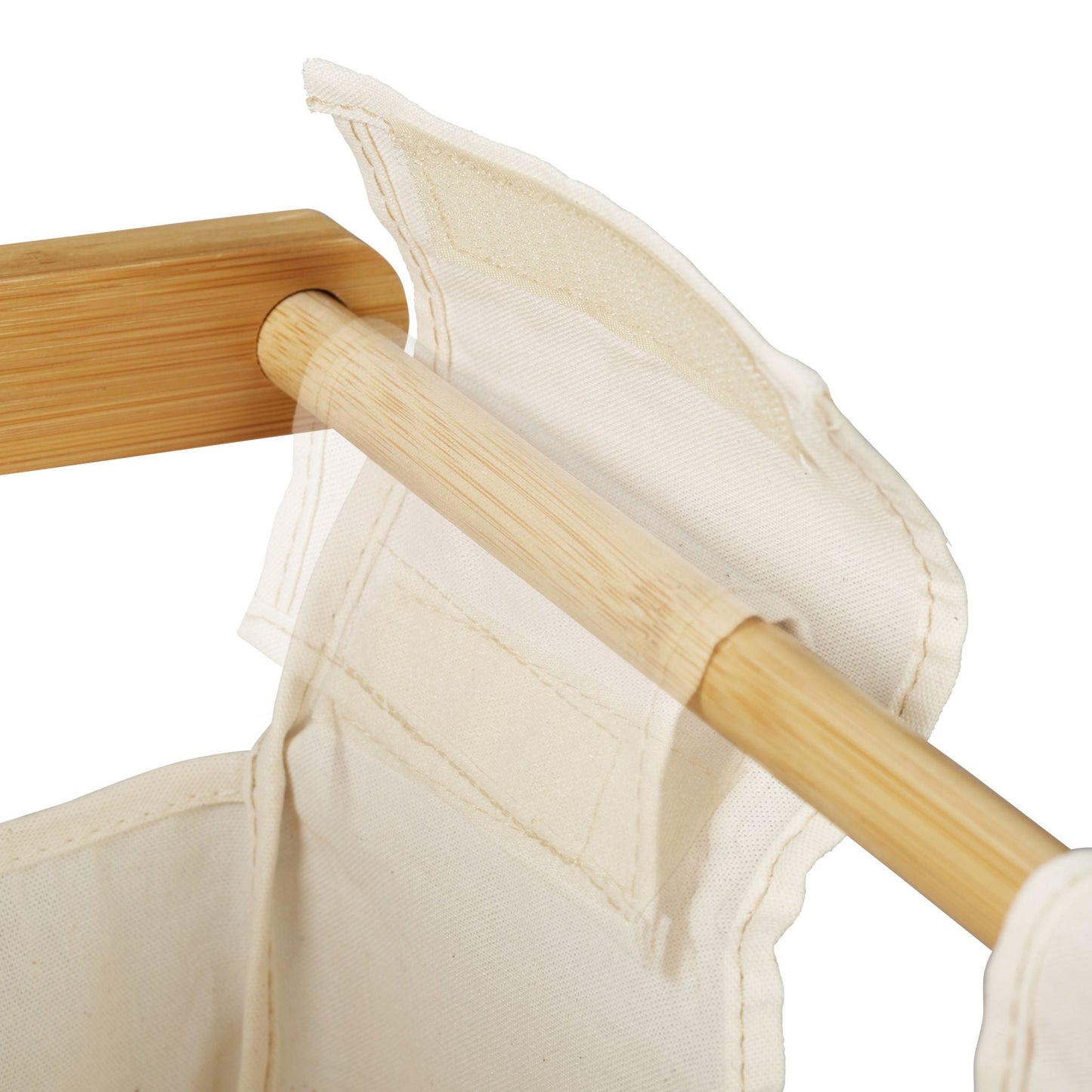 RelaxDays Pull - Out Bamboo Laundry Basket - Bamboo Bathrooms