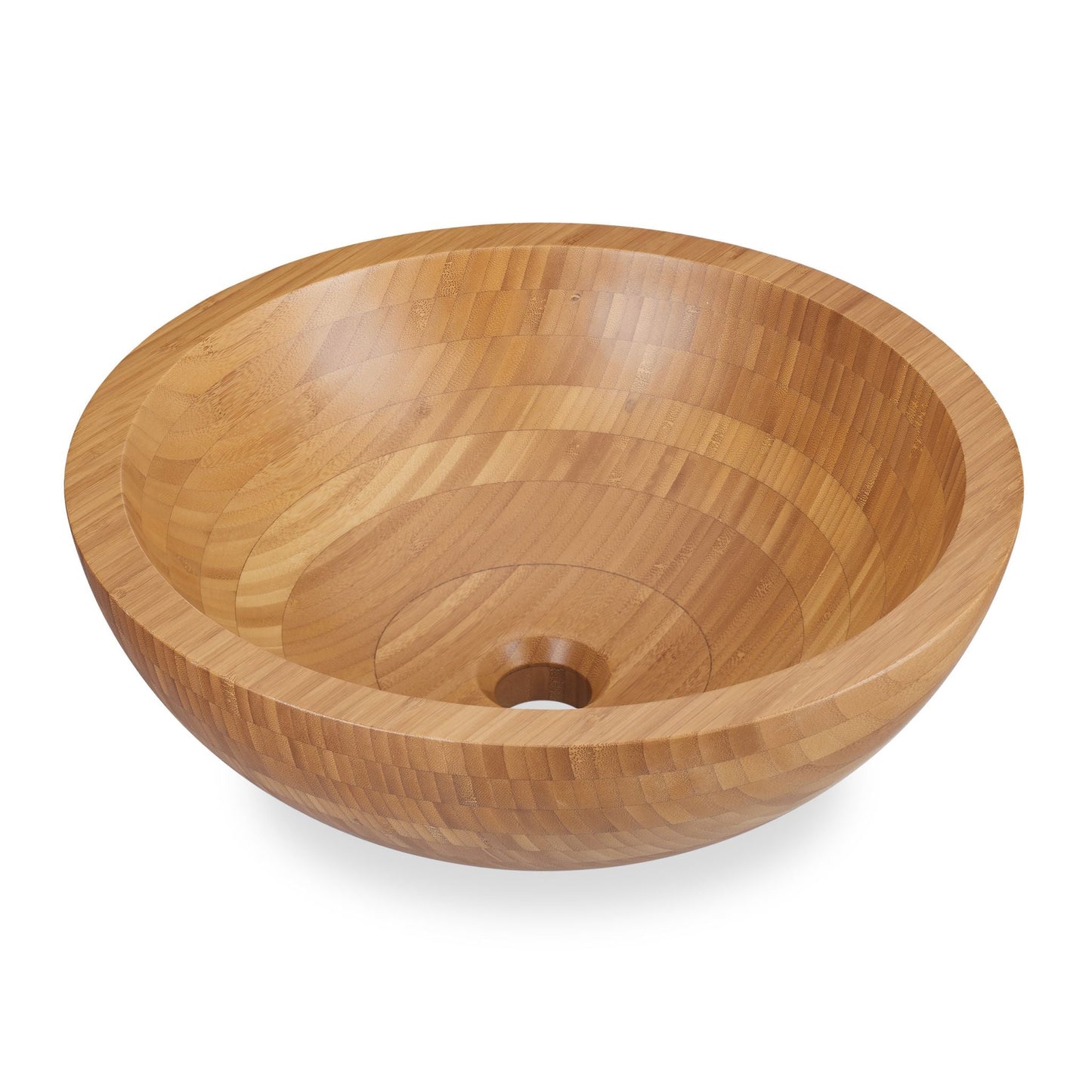 RelaxDays Round Bamboo Above - counter Basin - Bamboo Bathrooms