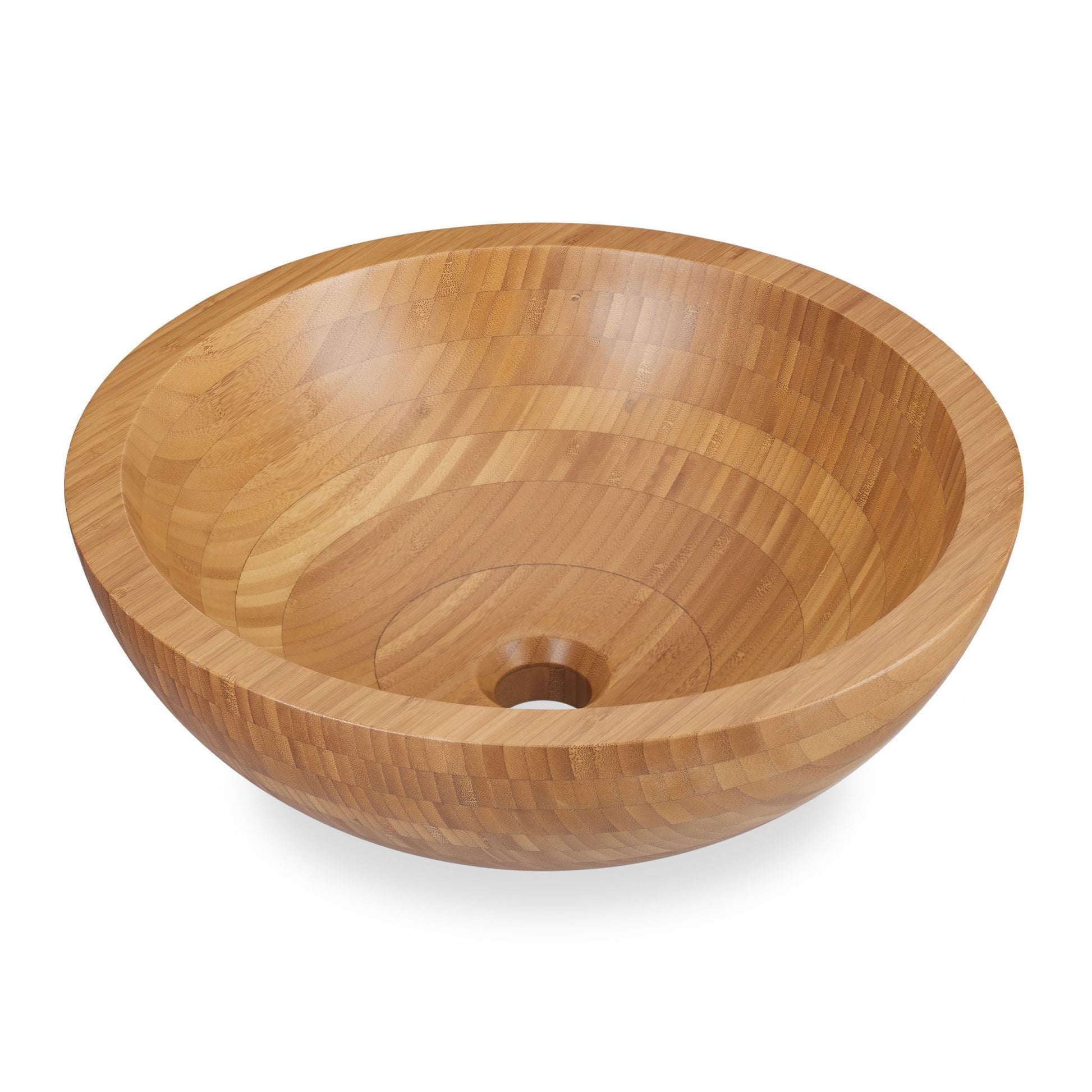 RelaxDays Round Bamboo Above - counter Basin - Bamboo Bathrooms