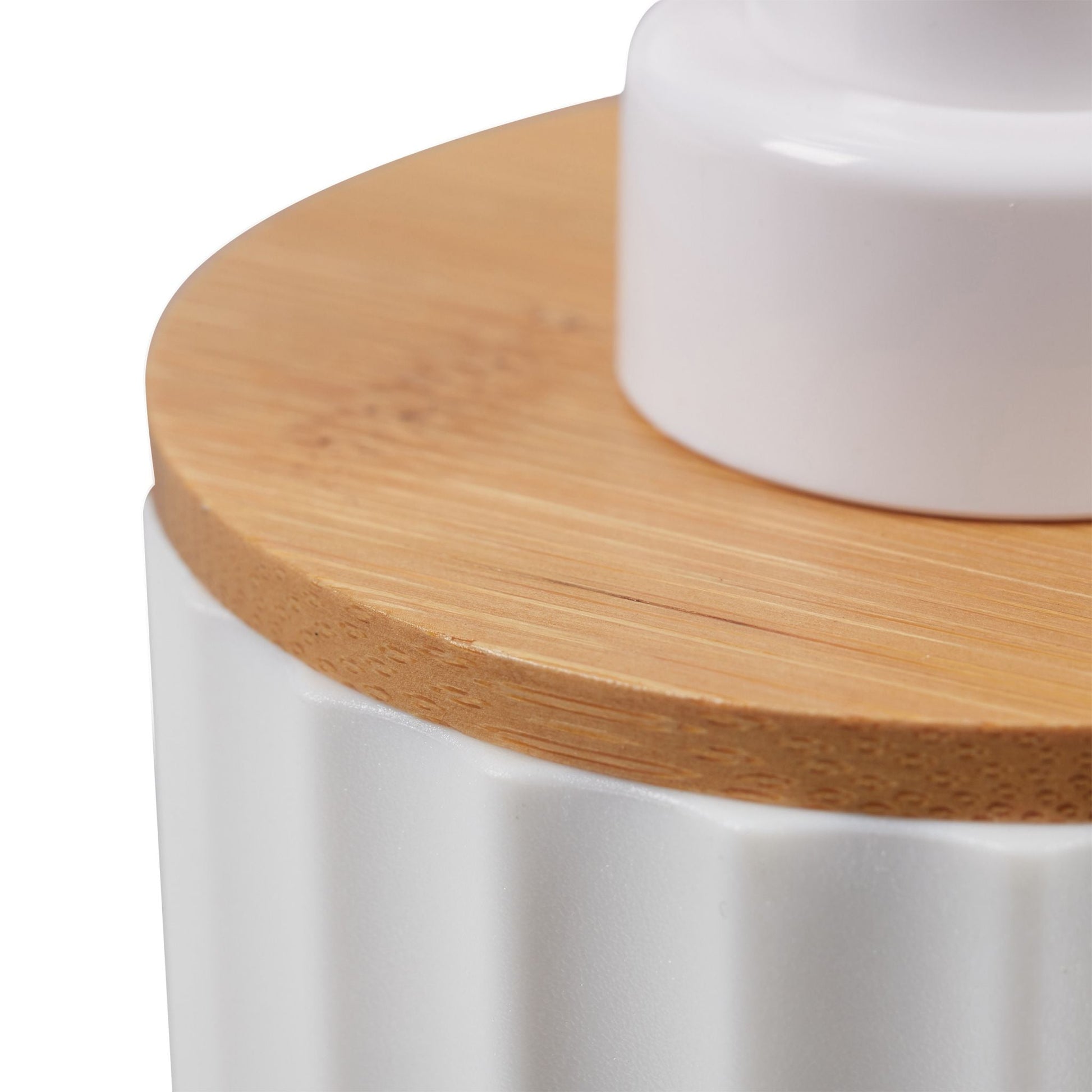 RelaxDays Soap Dispenser with Bamboo Decor - Bamboo Bathrooms