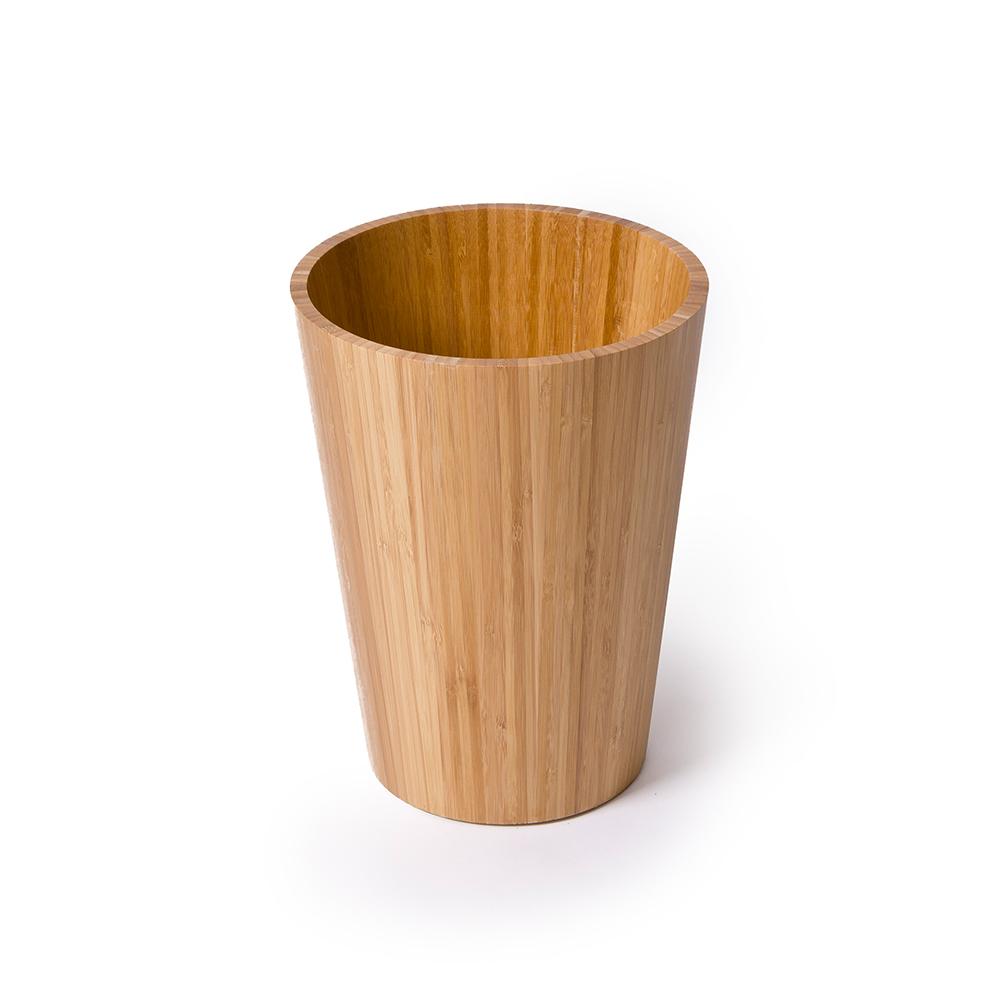 Round Bamboo Bin - Bamboo Bathrooms