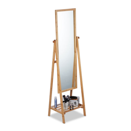 RelaxDays Free-Standing Bamboo Mirror Bamboo Bathrooms