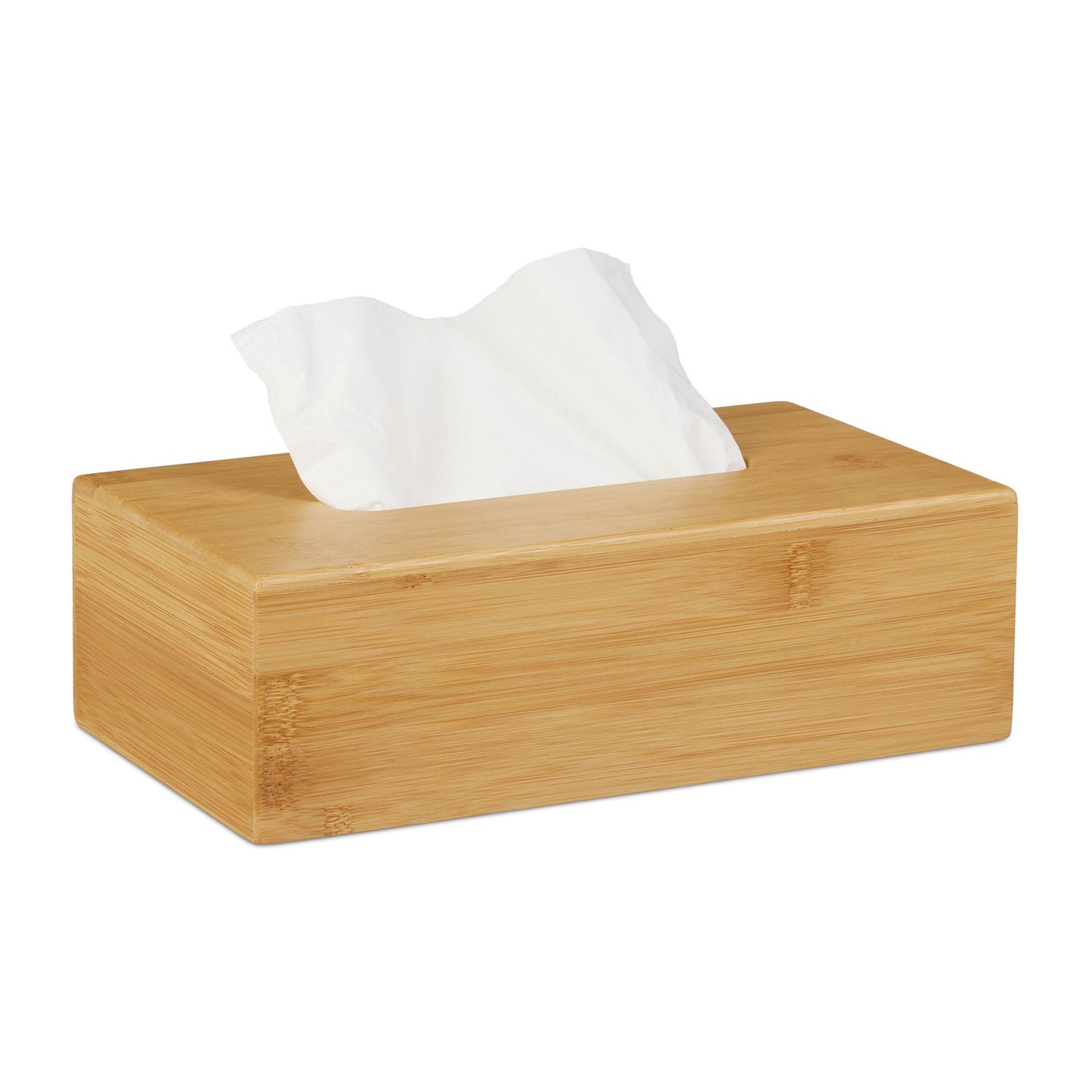 RelaxDays Bamboo Tissue Box Cover 27.5 cm Bamboo Bathrooms
