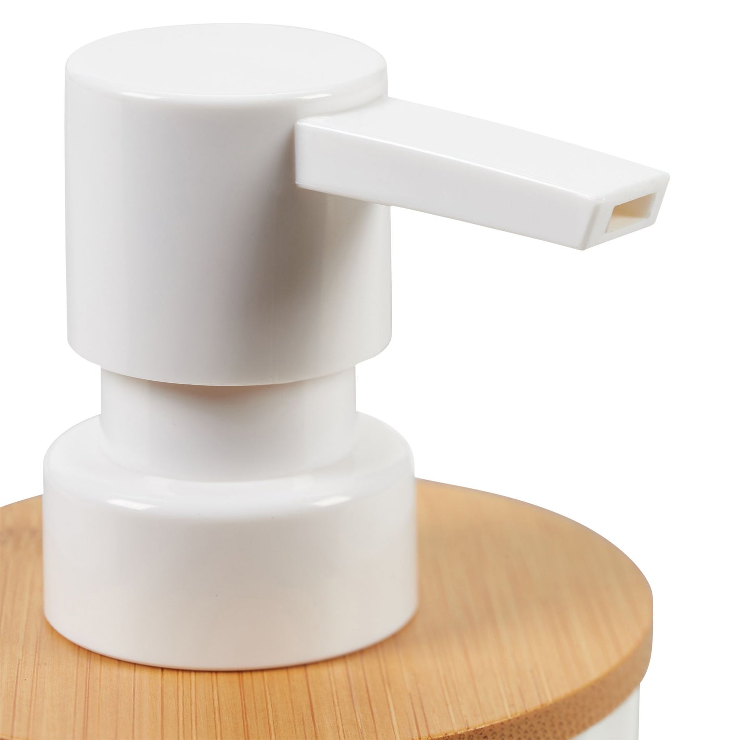 RelaxDays Soap Dispenser with Bamboo Decor Bamboo Bathrooms