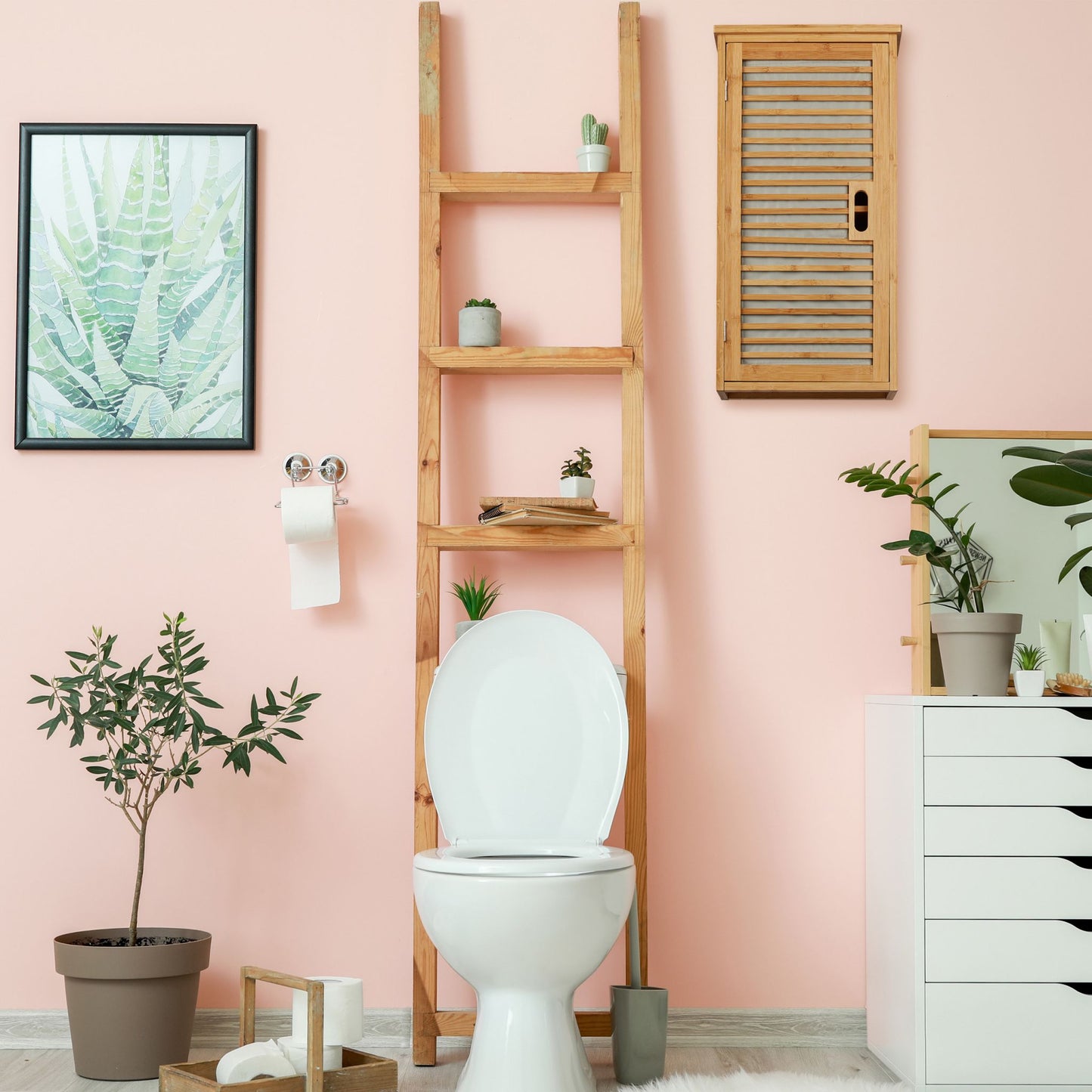 RelaxDays Bamboo Wall-Cupboard Bamboo Bathrooms