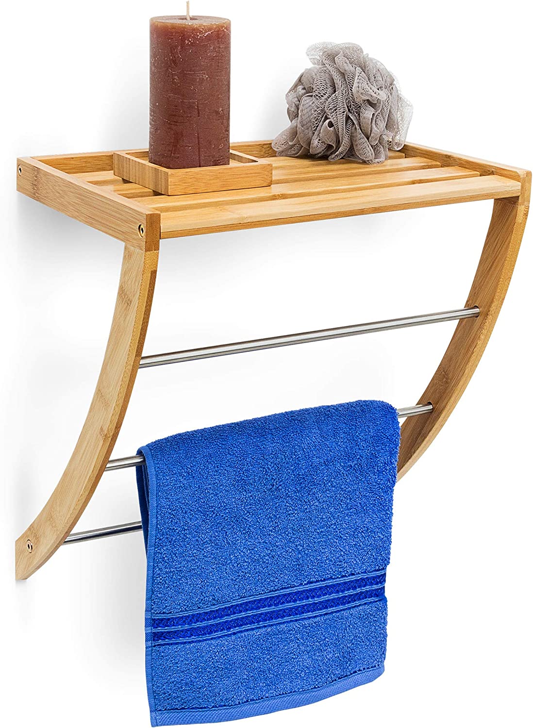 Relaxdays Towel Holder with 3 Towel Rails