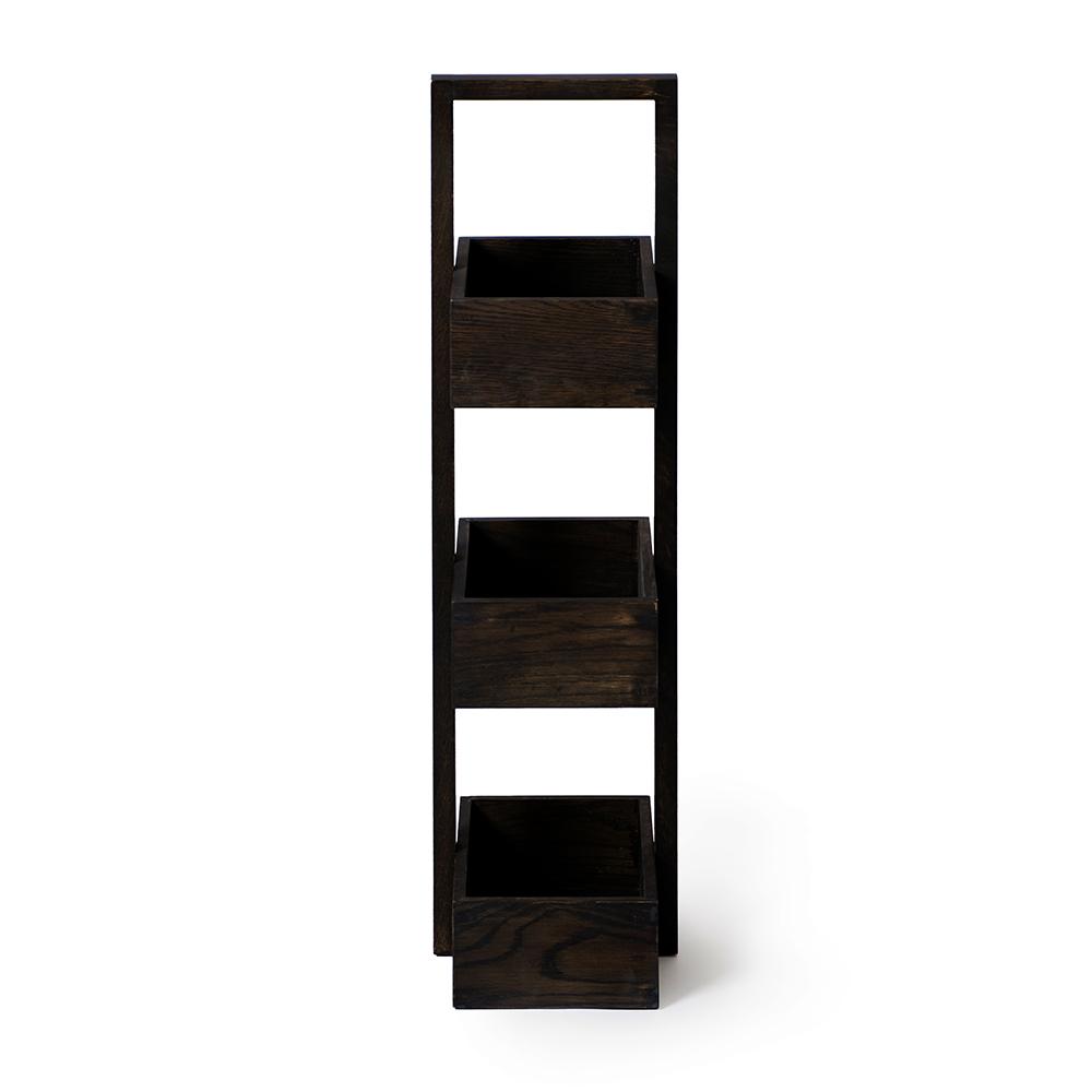 Bathroom Storage Caddy Mezza - Dark Oak Bamboo Bathrooms