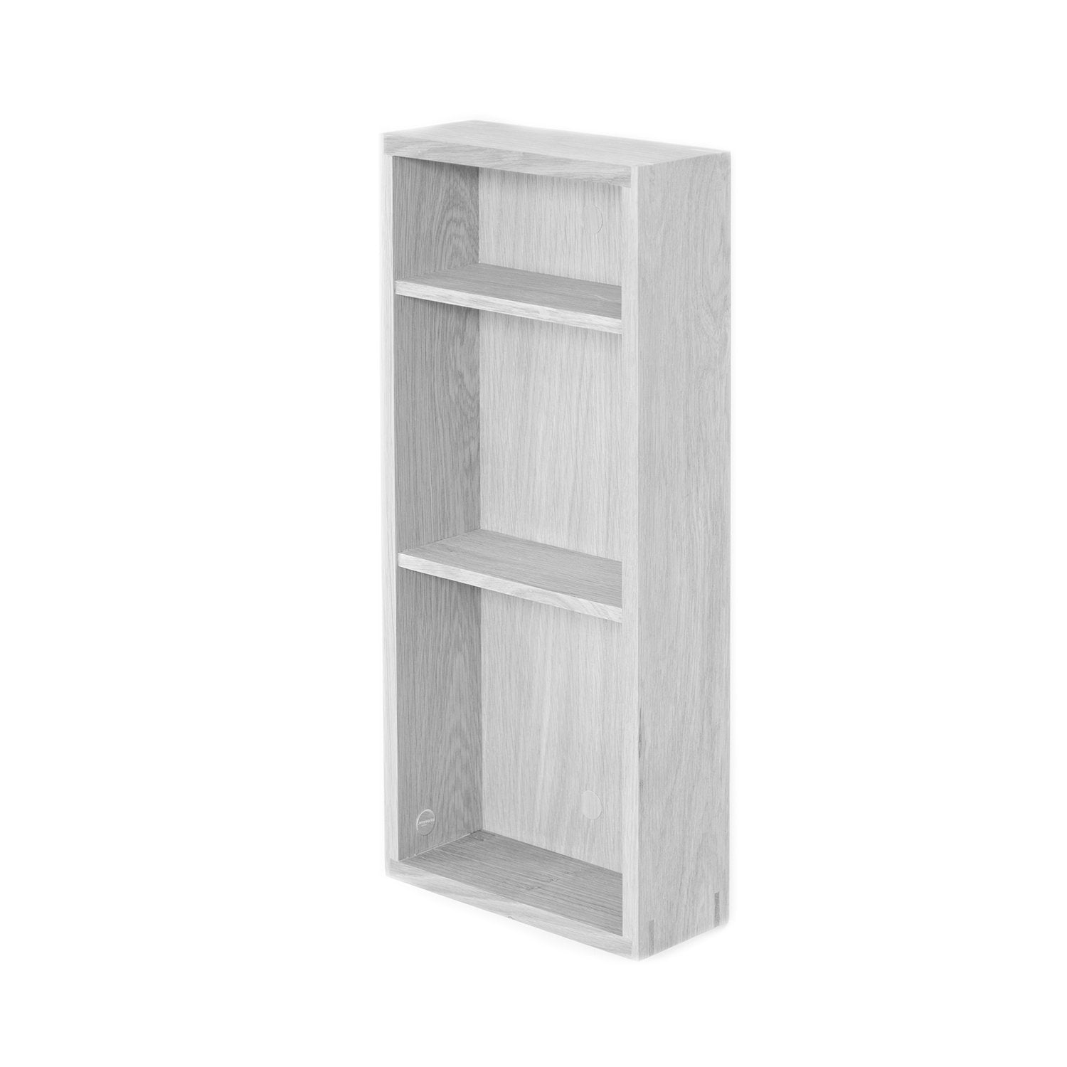 Slimline Box Shelf 550 - Oyster White Bamboo Bathrooms